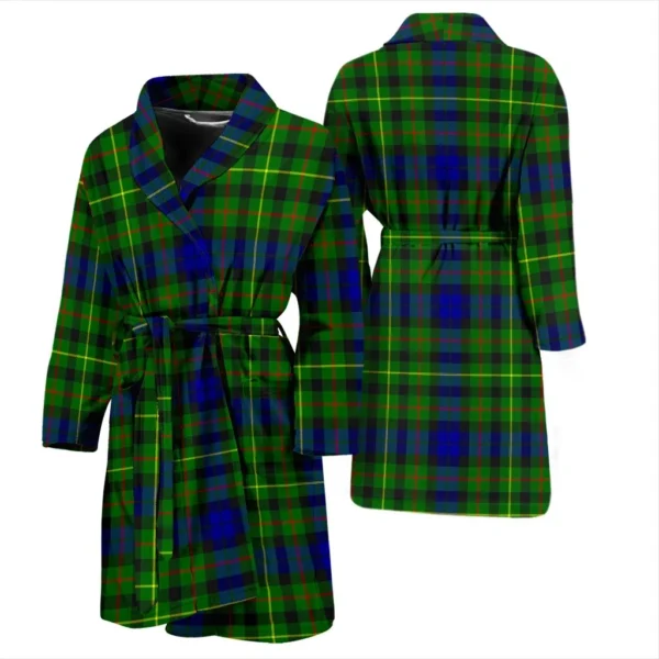 ScotClans Rollo Modern Bathrobe, Men Tartan Plaid Bathrobe - Image 3