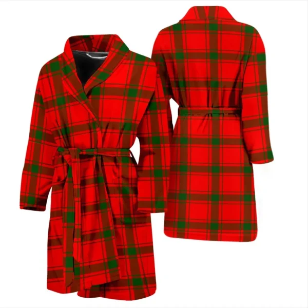 ScotClans MacDonald Of Sleat Bathrobe, Men Tartan Plaid Bathrobe - Image 3