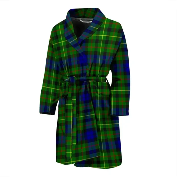 ScotClans Rollo Modern Bathrobe, Men Tartan Plaid Bathrobe