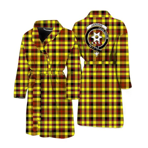 ScotClans Jardine Men Bathrobe - Jardine Bathrobe Badge