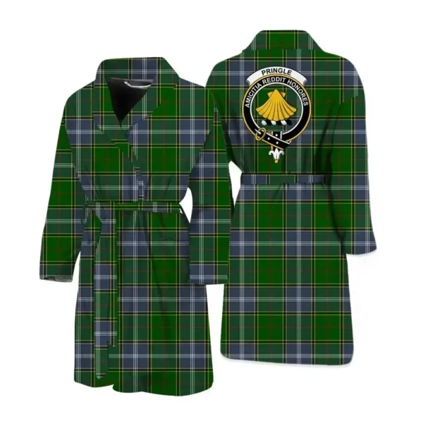 ScotClans Pringle Men Bathrobe - Pringle Bathrobe Badge