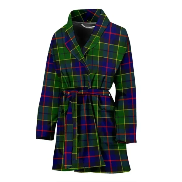 ScotClans Forsyth Modern Bathrobe, Women Tartan Plaid Bathrobe