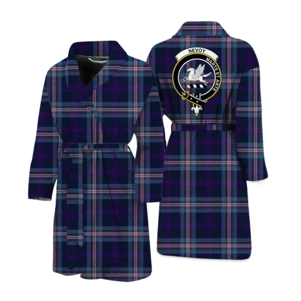 ScotClans Nevoy Men Bathrobe - Nevoy Bathrobe Badge