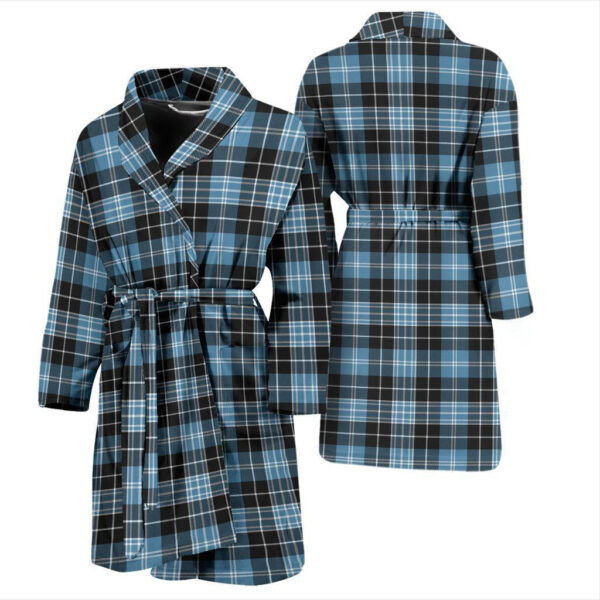 ScotClans Clark Ancient Bathrobe, Men Tartan Plaid Bathrobe - Image 3