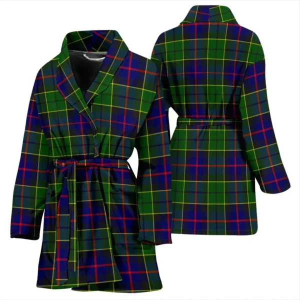 ScotClans Forsyth Modern Bathrobe, Women Tartan Plaid Bathrobe - Image 3