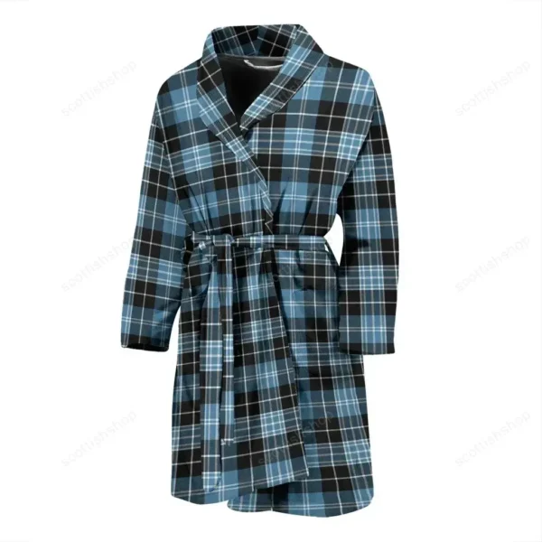 ScotClans Clark Ancient Bathrobe, Men Tartan Plaid Bathrobe