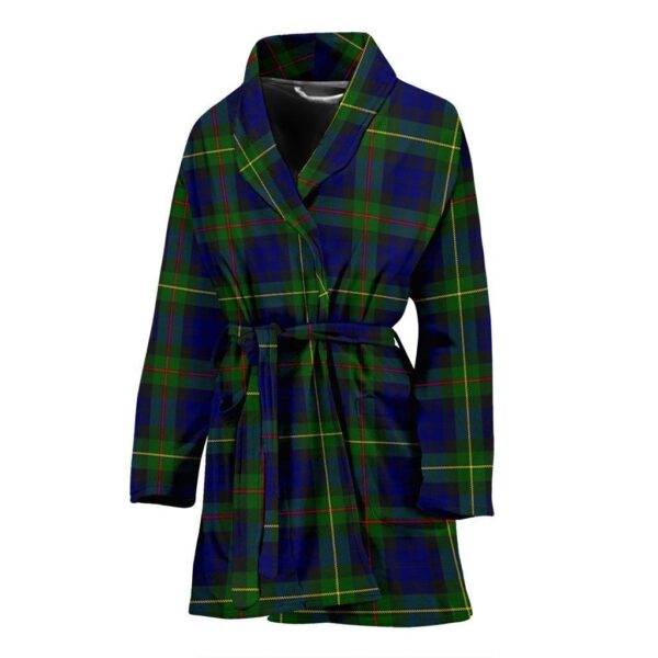 ScotClans MacEwen Modern Bathrobe, Women Tartan Plaid Bathrobe