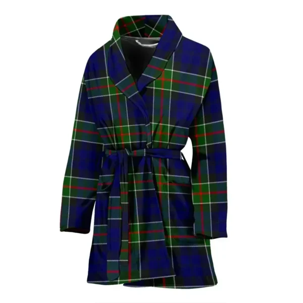 ScotClans Colquhoun Modern Bathrobe, Women Tartan Plaid Bathrobe