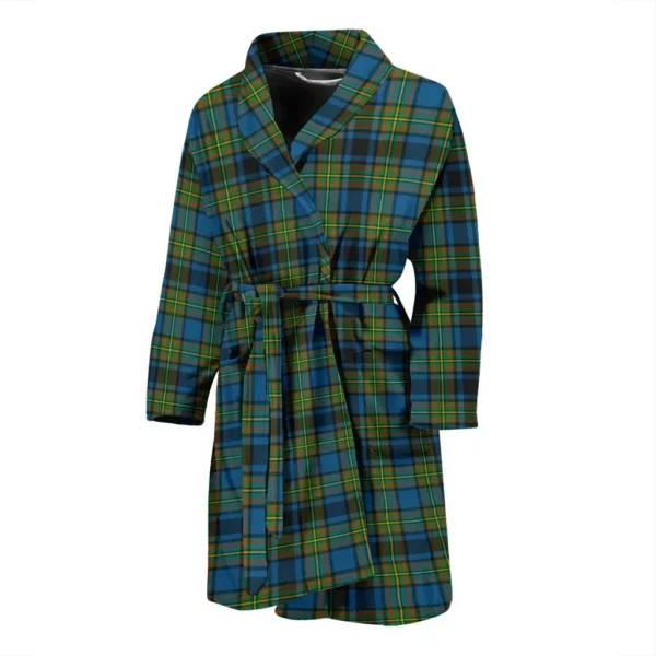 ScotClans Gillies Ancient Bathrobe, Men Tartan Plaid Bathrobe