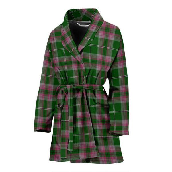 ScotClans Gray Hunting Bathrobe, Women Tartan Plaid Bathrobe