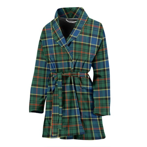 ScotClans Ogilvie Hunting Ancient Bathrobe, Women Tartan Plaid Bathrobe