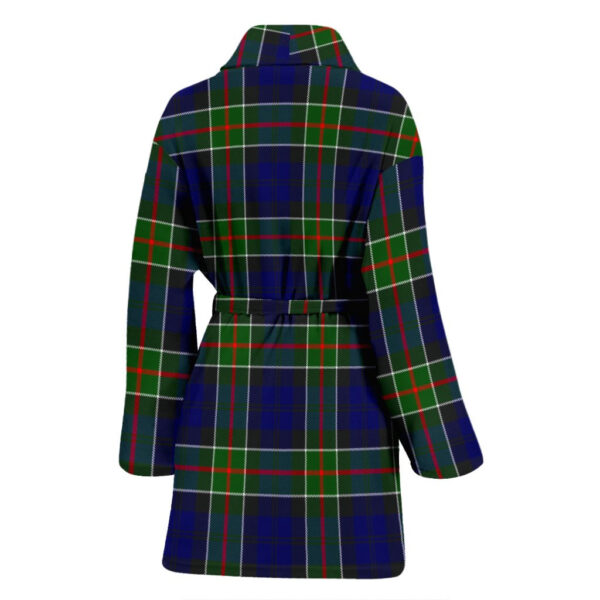 ScotClans Colquhoun Modern Bathrobe, Women Tartan Plaid Bathrobe - Image 2