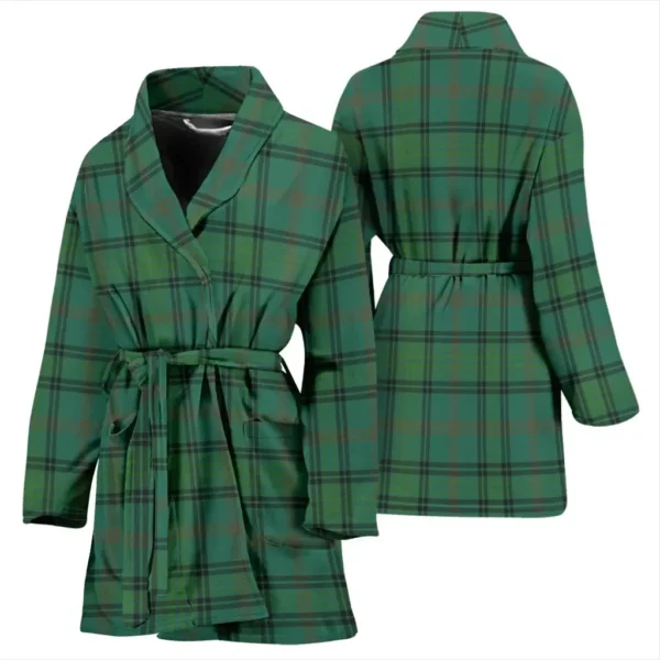 ScotClans Ross Hunting Ancient Bathrobe, Women Tartan Plaid Bathrobe - Image 3