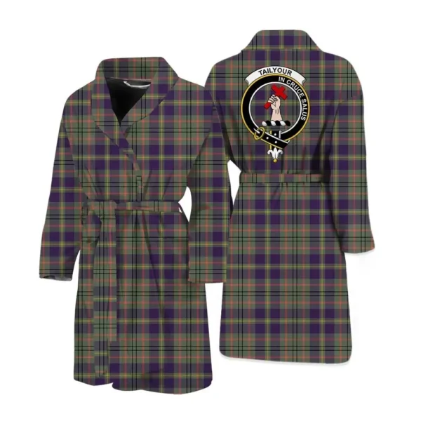 ScotClans Tailyour (or Taylor) Men Bathrobe - Tailyour (or Taylor) Bathrobe Badge