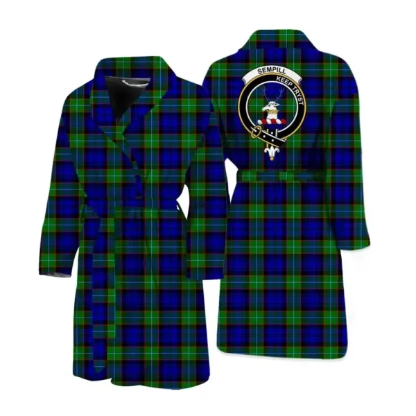 ScotClans Sempill Men Bathrobe - Sempill Bathrobe Badge