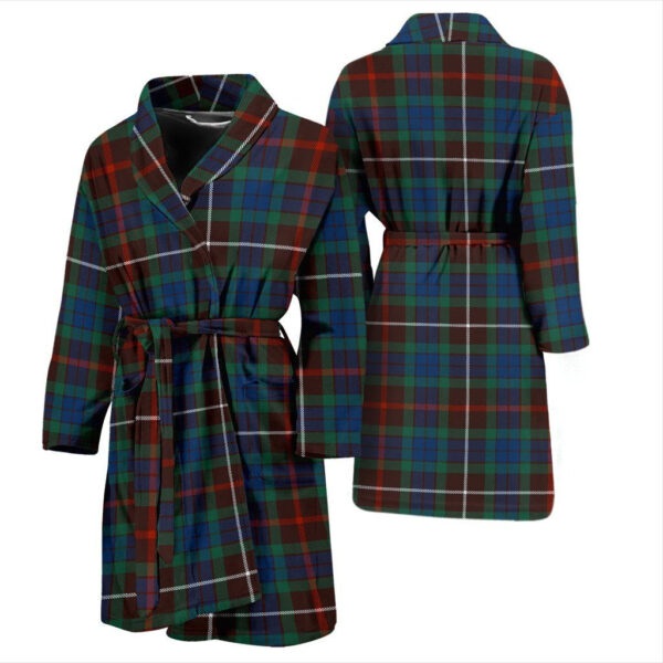 ScotClans Fraser Hunting Ancient Bathrobe, Men Tartan Plaid Bathrobe - Image 3