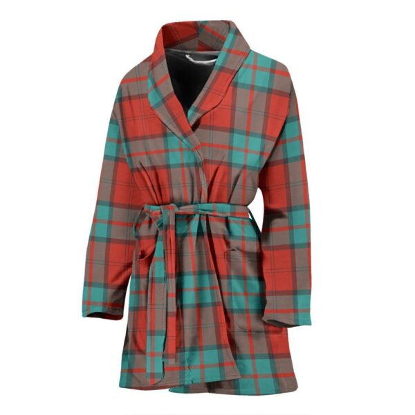 ScotClans Dunbar Ancient Bathrobe, Women Tartan Plaid Bathrobe