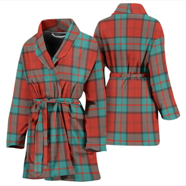 ScotClans Dunbar Ancient Bathrobe, Women Tartan Plaid Bathrobe - Image 3