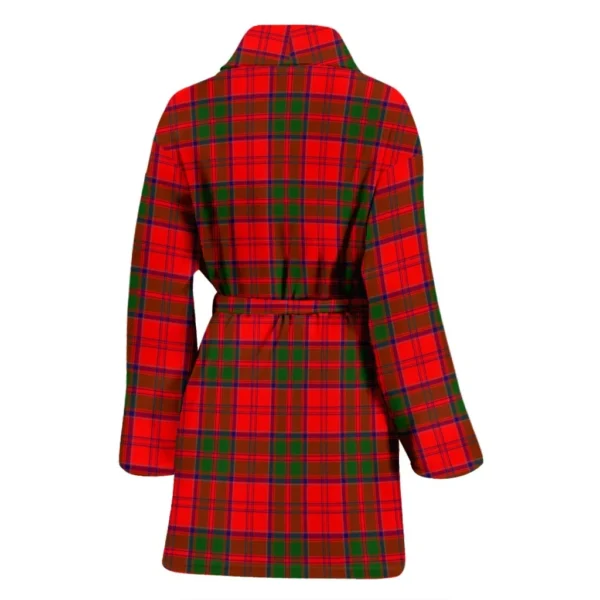 ScotClans Grant Modern Bathrobe, Women Tartan Plaid Bathrobe - Image 2