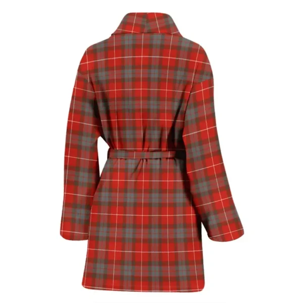 ScotClans Fraser Weathered Bathrobe, Women Tartan Plaid Bathrobe - Image 2