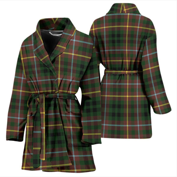 ScotClans Buchanan Hunting Bathrobe, Women Tartan Plaid Bathrobe - Image 3