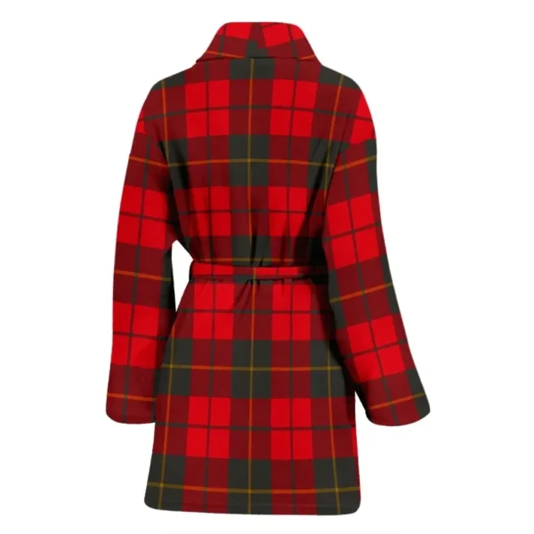 ScotClans Wallace Weathered Bathrobe, Women Tartan Plaid Bathrobe - Image 2