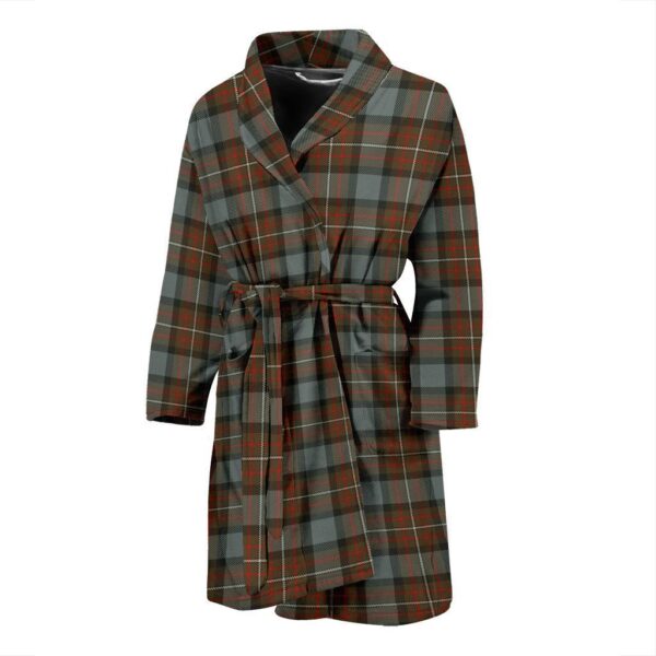 ScotClans Fergusson Weathered Bathrobe, Men Tartan Plaid Bathrobe