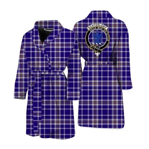 ScotClans Ochterlony Men Bathrobe - Ochterlony Bathrobe Badge