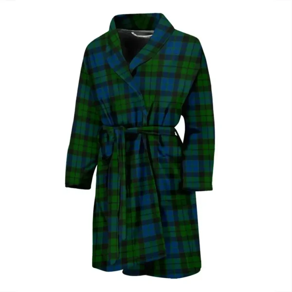 ScotClans MacKay Modern Bathrobe, Men Tartan Plaid Bathrobe