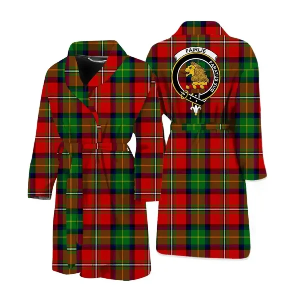 ScotClans Fairlie Men Bathrobe - Fairlie Bathrobe Badge