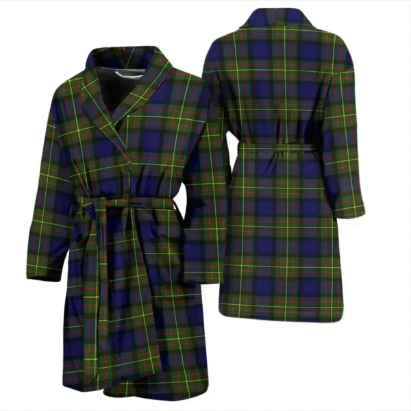 ScotClans MacLaren Modern Bathrobe, Men Tartan Plaid Bathrobe - Image 3