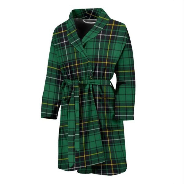 ScotClans MacAlpine Ancient Bathrobe, Men Tartan Plaid Bathrobe