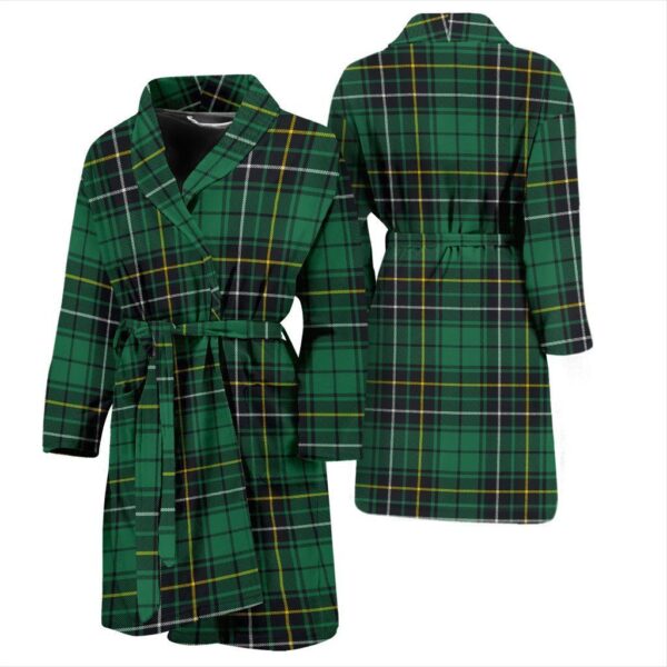 ScotClans MacAlpine Ancient Bathrobe, Men Tartan Plaid Bathrobe - Image 3