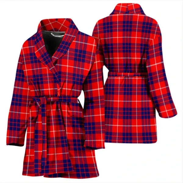 ScotClans Hamilton Modern Bathrobe, Women Tartan Plaid Bathrobe - Image 3