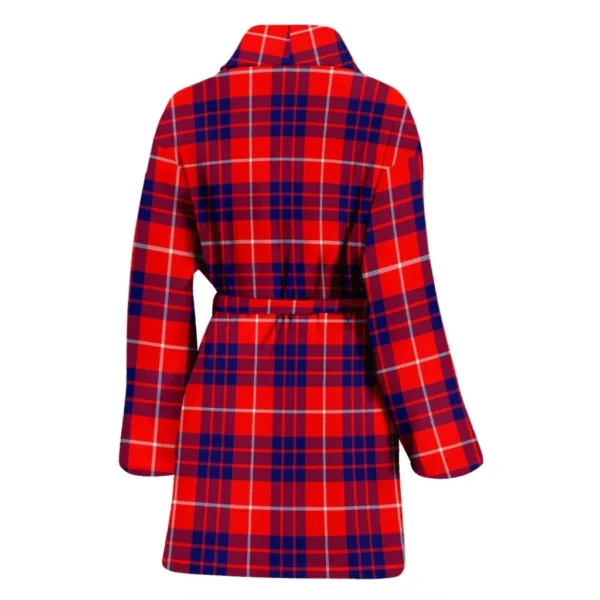 ScotClans Hamilton Modern Bathrobe, Women Tartan Plaid Bathrobe - Image 2