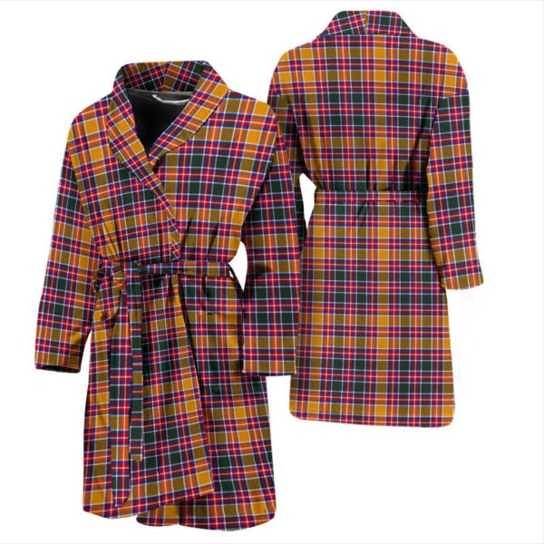 ScotClans Jacobite Bathrobe, Men Tartan Plaid Bathrobe - Image 3