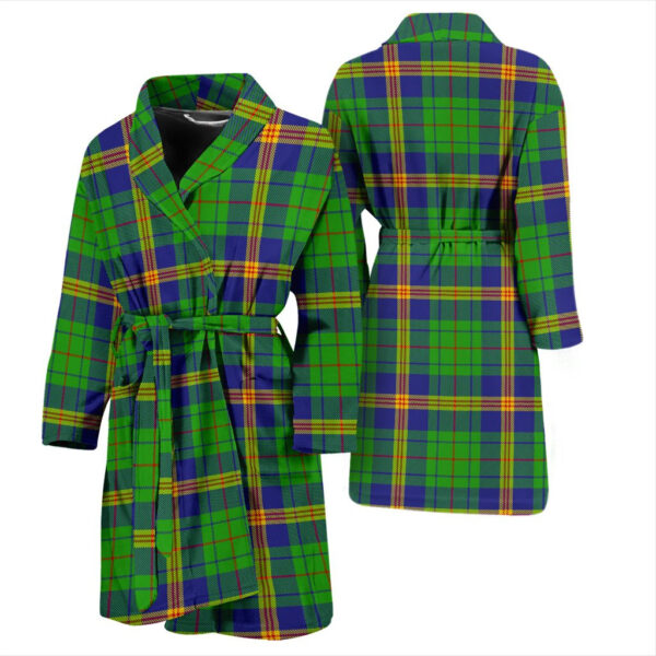 ScotClans New Mexico Bathrobe, Men Tartan Plaid Bathrobe - Image 3