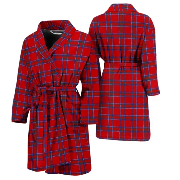 ScotClans Inverness District Bathrobe, Men Tartan Plaid Bathrobe - Image 3