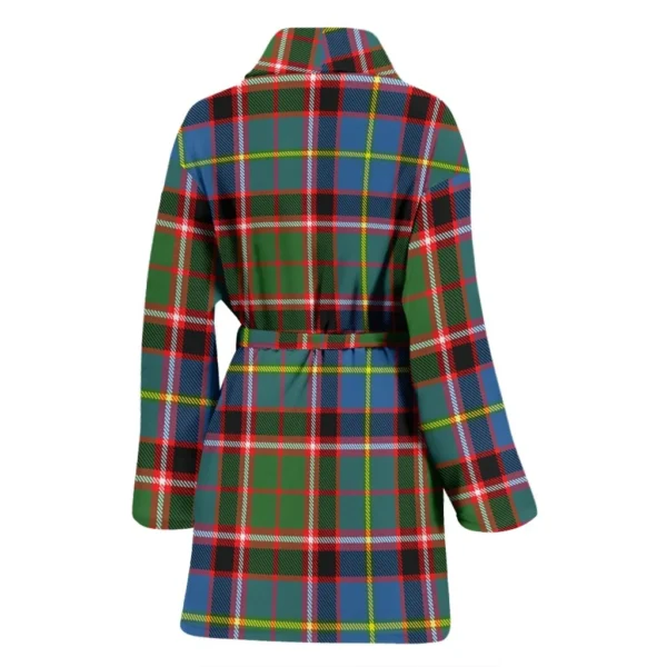 ScotClans Stirling & Bannockburn District Bathrobe, Women Tartan Plaid Bathrobe - Image 2