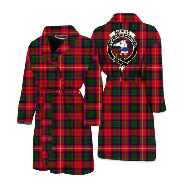 ScotClans Belshes Men Bathrobe - Belshes Bathrobe Badge