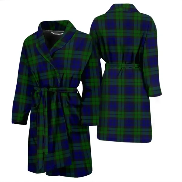 ScotClans Campbell Modern Bathrobe, Men Tartan Plaid Bathrobe - Image 3