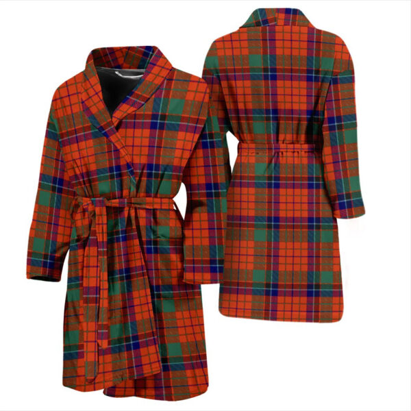 ScotClans Nicolson Ancient Bathrobe, Men Tartan Plaid Bathrobe - Image 3