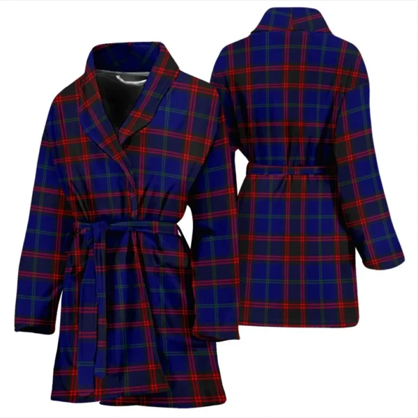 ScotClans Home Modern Bathrobe, Women Tartan Plaid Bathrobe - Image 3