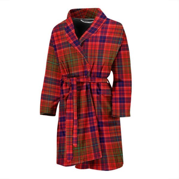 ScotClans Lumsden Modern Bathrobe, Men Tartan Plaid Bathrobe