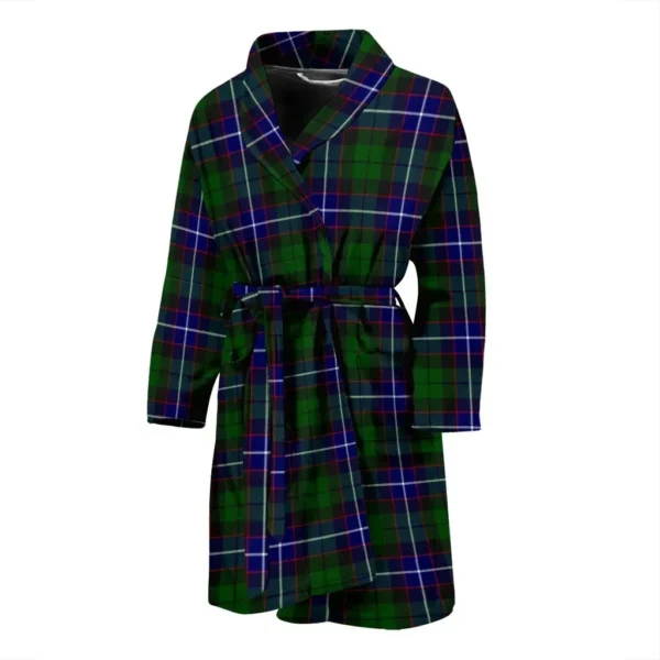 ScotClans Russell Modern Bathrobe, Men Tartan Plaid Bathrobe