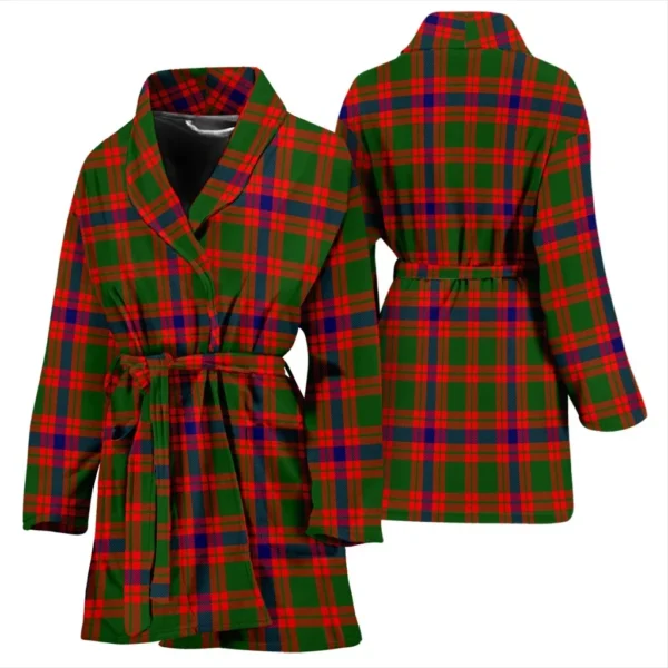 ScotClans Skene modern Tartan Women Bathrobe - Image 3