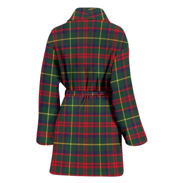 ScotClans MacKintosh Hunting Modern Bathrobe, Women Tartan Plaid Bathrobe - Image 2