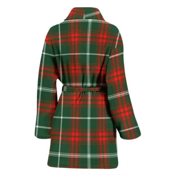 ScotClans Prince Of Wales Bathrobe, Women Tartan Plaid Bathrobe - Image 2