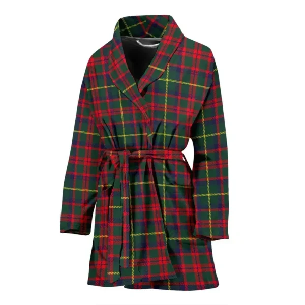 ScotClans MacKintosh Hunting Modern Bathrobe, Women Tartan Plaid Bathrobe