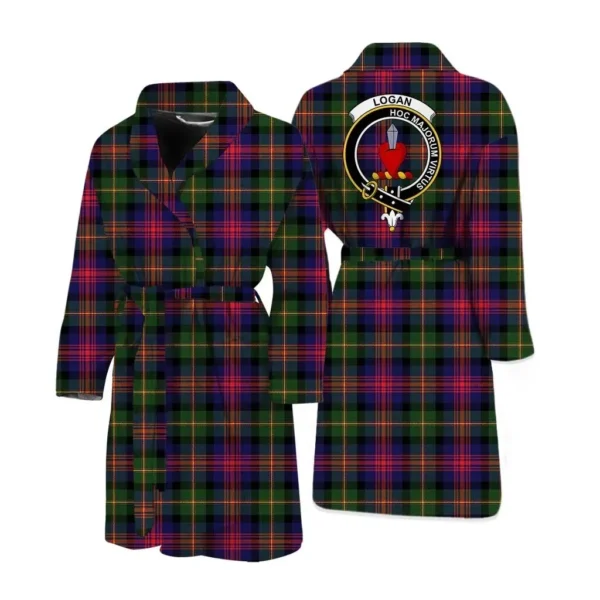 ScotClans Logan Men Bathrobe - Logan Bathrobe Badge